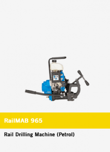 lightweight rail drilling machine